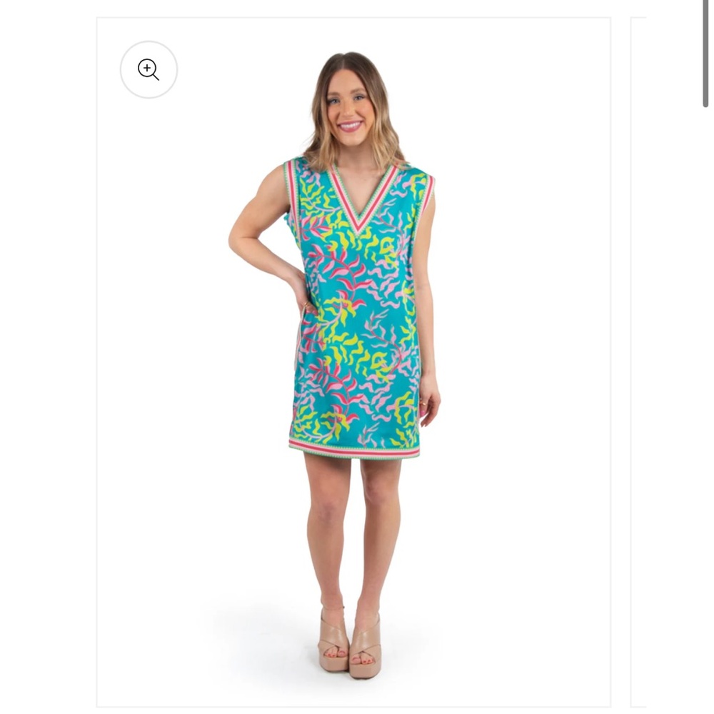 NWT Emily McCarthy Emily Shift Dress in Floret small S